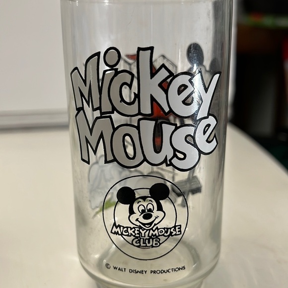 Libby Glass Vintage Mickey Mouse Club Mickey with Pogo Stick - Picture 2 of 4